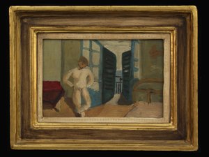 Fiú a hálószobában, 1920 körül
