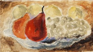Shell, Dish and Fruit, 1922 körül (olaj a fedélzeten) alkotó: Christopher Wood