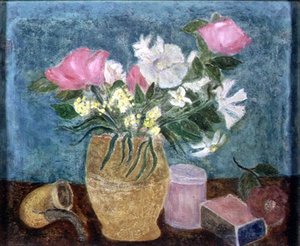 Csendélet (a 88536 hátoldalára festve) 1928 alkotó: Christopher Wood