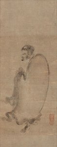 Shakyamuni Leszáll a hegyről, 15. század alkotó: Chuan Shinko