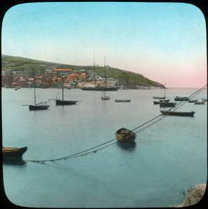 Polruan a cornwalli Fowey-ből, a 19. század végén vagy a 20. század elején.