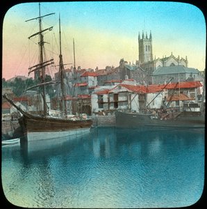 A kikötő, Penzance, Cornwall, 19. század vége vagy 20. század eleje