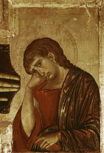 Feszület: Szent János részlete (tempera fán