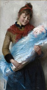 Primo amore Első szerelem, 1889. alkotó: Cipriano Cei