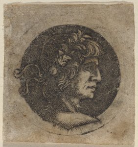 Egy római császár feje alkotó: Circle of Francesco Francia