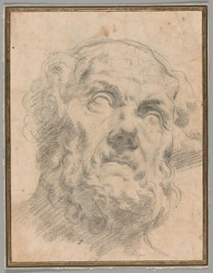 Egy öregember feje, esetleg Seneca alkotó: Circle of Peter Paul Rubens