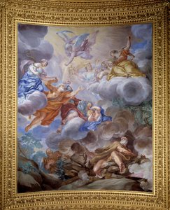 A Szaturnusz allegóriája a Medici család nagyszerűségét magasztalva - Fresco