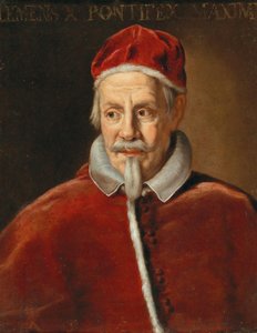 X. Kelemen pápa portréja 1590-1676, 1670-es évek eleje.