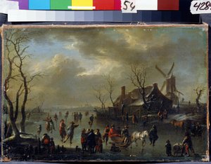 Winterlandschaft von Claes  Molenaer