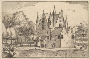 Egy kastély, 22. tábla a Brabanti Hercegségből, kb. 1610