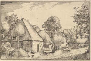 Farmyard, Regiunculae et Villae aliquot Ducatus Brabantiae, kb. 1610
