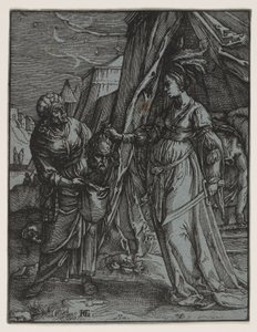 Judit Holofernész fejével alkotó: Claes Jansz. Visscher