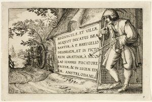 Címlap, a tanyák, vidéki házak és falusias falvak képei után (Praediorum villarum et rusticarum casularum icones)
