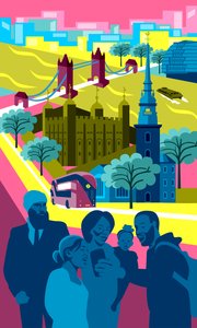 A londoni történelmi Tower alkotó: Claire Huntley