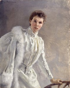 Önarckép, 1894. alkotó: Clara von Rappard