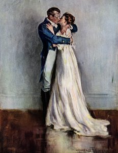 Ae Fond Kiss (színes litó) alkotó: Clarence F. Underwood