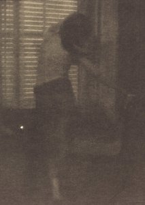 Modell New York-i műteremben,1915 körül (fotó)