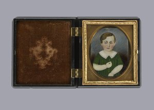 Egy gyermek portréja alkotó: Clarissa Peters