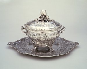 Tureen állványon alkotó: Claude-Hyacinthe-Nicolas Souchet