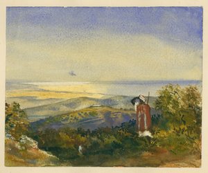 A Mahrakah, Carmel (wc és ceruza papíron)