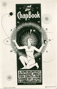 Claude F. Bragdon: The Chap Book, egy félhavonta megjelenő folyóirat. USA ... (litográfia) alkotó: Claude Fayette Bragdon
