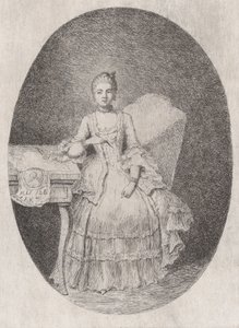Marguerite Le Comte portréja, 1764.
