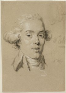 Egy fiatal férfi portréja alkotó: Claude Jean Baptiste Hoin