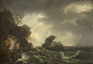 Hajótörés alkotó: Claude Joseph Vernet