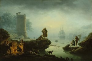 Reggel, 1760. alkotó: Claude Joseph Vernet