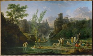 Jó reggelt, fürdőzők ... alkotó: Claude Joseph Vernet