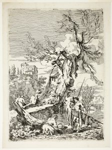 Visszatérés a halászatból alkotó: Claude Joseph Vernet
