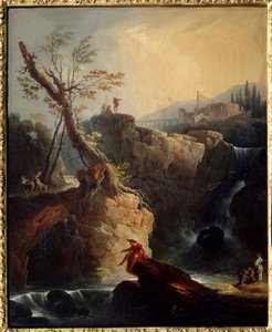 A vízesés Joseph Vernet (1714-1789) festménye 1773 V. 0,75x0,6 m Rouen, Musee des Beaux Arts. alkotó: Claude Joseph Vernet