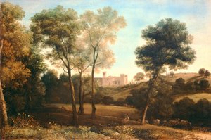 Táj a várral alkotó: Claude Lorrain