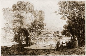 Egy olasz táj, 1913. alkotó: Claude Lorrain