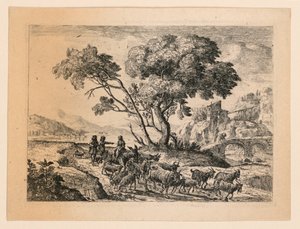 Indulás a mezőkre alkotó: Claude Lorrain