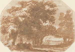 Fák ligete alkotó: Claude Lorrain