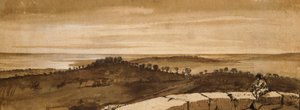 Panoráma a Sassóról alkotó: Claude Lorrain