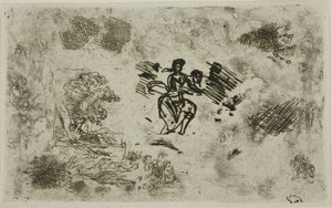 Ülő nő és egyéb vázlatok alkotó: Claude Lorrain
