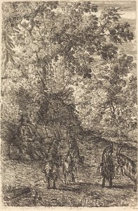 Pásztor négy kecskével (Les quatre chèvres) alkotó: Claude Lorrain