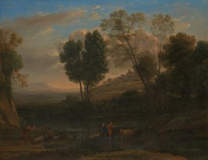 Napkelte, esetleg 1646-47. alkotó: Claude Lorrain