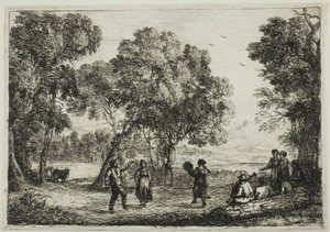 A Country Dance alkotó: Claude Lorrain