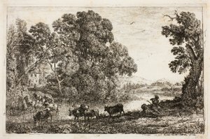 A tehénpásztor alkotó: Claude Lorrain