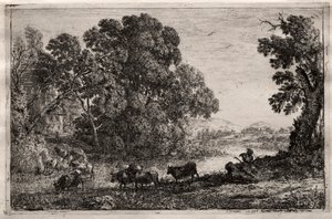 A tehénpásztor alkotó: Claude Lorrain