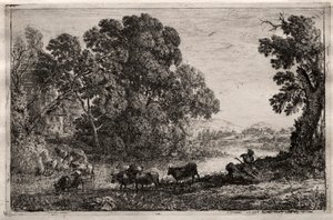 A tehénpásztor, 1606. alkotó: Claude Lorrain