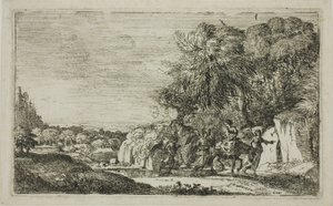 Repülés Egyiptomba alkotó: Claude Lorrain