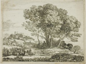 A kecskepásztor alkotó: Claude Lorrain