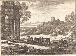 Viharos időben visszatérő falka alkotó: Claude Lorrain