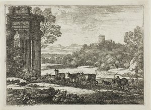 Viharos időben visszatérő falka alkotó: Claude Lorrain