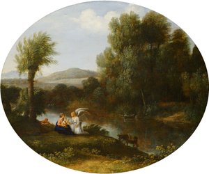 A többi az Egyiptomba való menekülésről alkotó: Claude Lorrain