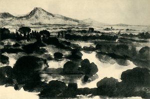 A Tiberis folyó, Róma, Olaszország, 1640, 1943. alkotó: Claude Lorrain